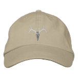 Rackgrafix Buck Skull Basic Adjustable Cap embroidered hats