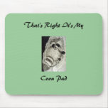 Racoon At Home Mousepad