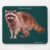 Racoon Baby Mousepad
