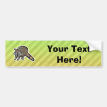 Racoon Bumper Sticker