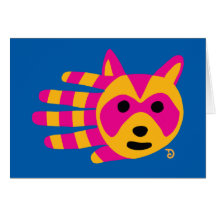Racoon card