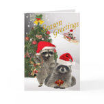 Racoon Christmas A Time For Fun cards