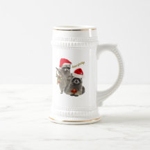 Racoon Christmas gifts Coffee Mugs