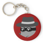 Racoon Mobster keychains