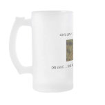 Racoon on Frosted Glass Mugs