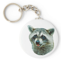 Racoon Picture Key Chain