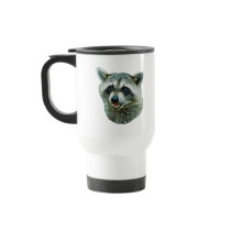 Racoon Picture Travel Mug