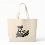 Racoon Playing the Trumpet bags