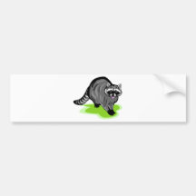Racoon.png Bumper Sticker