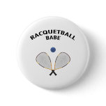 Racquetball Babe buttons