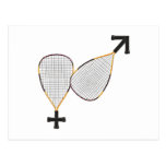 Racquetball Mars Venus Post Card