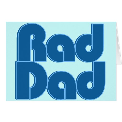 Rad Dad Greeting Card