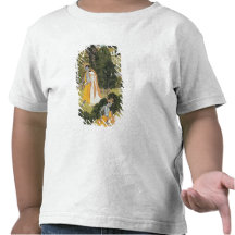 Radha and Krishna walking in a grove Tees