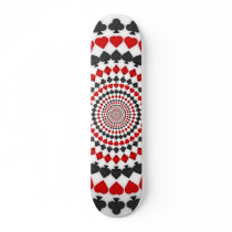 Radial Card Suits: Skateboard
