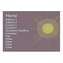 Radial - Chubby business cards