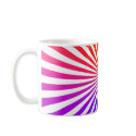 Radial Rainbow Lines: Mug