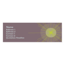 Radial - Skinny business cards