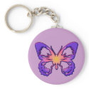 Radiant Butterfly keychains