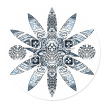 Radiant Round Sticker