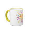 radiate love larger cup mugs