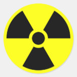 Radiation Sign Sticker