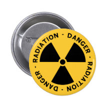 Radiation Symbol Button