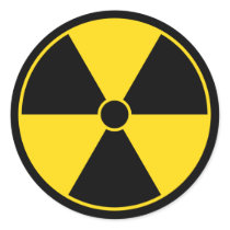 Radiation Symbol Sticker