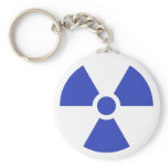 Radiation Trefoil Sign Symbol Warning Sign Symbol keychains