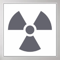 Radiation Trefoil Sign Symbol Warning Sign Symbol