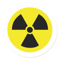 radio active atom energy stickers