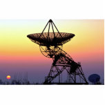 Radio astronomy dish aerial photo cut outs