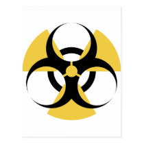 Radioactive Biohazard postcards