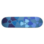 Radioactive (cool blue) skate deck