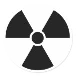 Radioactive stickers