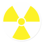 Radioactive Round Stickers
