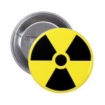 Radioactive Symbol Button