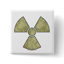 Radioactive Warning Symbol Buttons