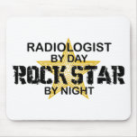 Radiologist Rock Star by Night mousepads