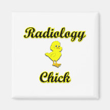Radiology Chick Refrigerator Magnet