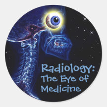 "Radiology: Eye of Medicine" sticker