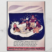 Radius Of Action Is Navigator's Problem Flyer Design