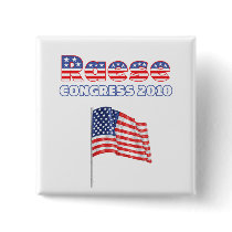 Raese Patriotic American Flag 2010 Elections Pin