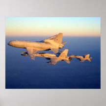 RAF Tristar and F-18C Hornet Poster