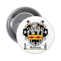 Rafferty Family Crest Pinback Button