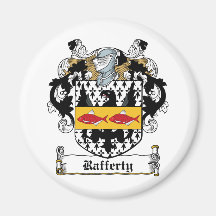Rafferty Family Crest Refrigerator Magnets