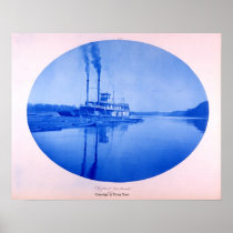 Raftboat "Ten Brook", 1885 Print