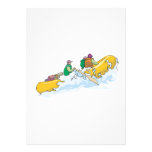 rafting in the rapids whitewater graphic personalised announcements