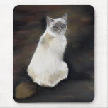 Rag Doll Cat Art Pastel Painting mousepads