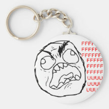 Rage Face Original Key Chains