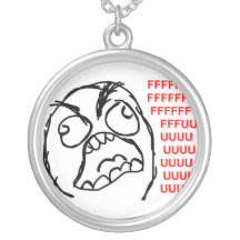 rage face rage comic meme lol rofl custom jewelry